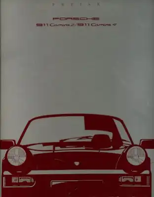 Porsche 911 Preisliste 8.1989