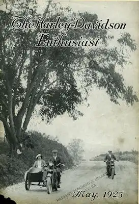 Harley-Davidson Enthusiast May 1925