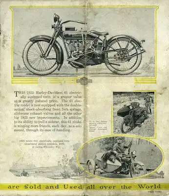 Harley-Davidson Programm 1923