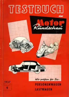 Motor-Rundschau Testbuch 9. Ausgabe 1957