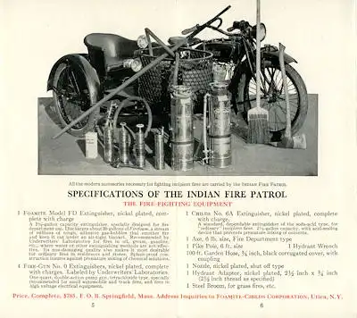 Indian Firepatrol Prospekt 7.1924