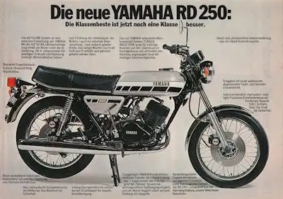 Yamaha RD 250 Prospekt 1976