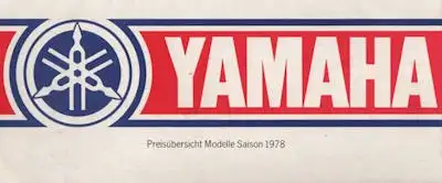 Yamaha Programm 1978