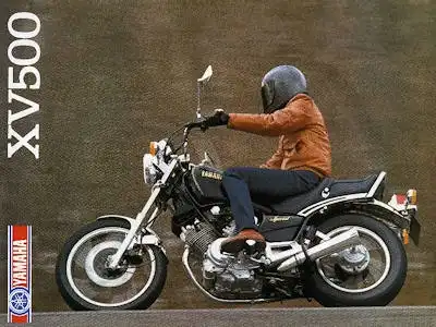 Yamaha XV 500 Prospekt 1983