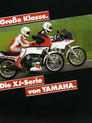 Yamaha XJ Programm 1985