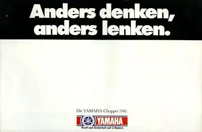 Yamaha Chopper Prospekt 1981