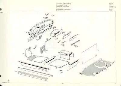 Mercedes-Benz 350 SL Ersatzteilliste 1.1971