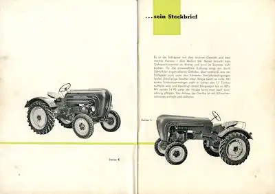 Porsche Diesel Schlepper Junior Bedienungsanleitung 10.1957