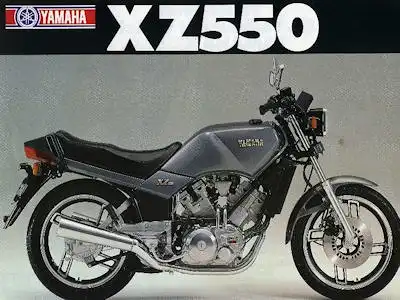 Yamaha XZ 550 Prospekt 1982