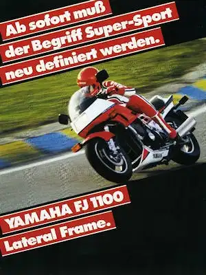 Yamaha FJ 1100 Prospekt 1984