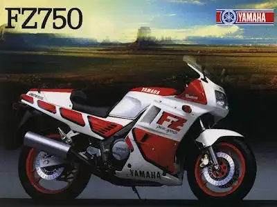 Yamaha FZ 750 Prospekt 1987