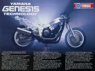 Yamaha Genesis Technology Prospekt 1987