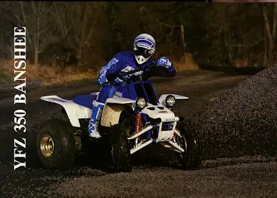 Yamaha YFZ 350 Banshee Prospekt 1989 F