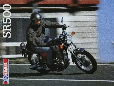 Yamaha SR 500 Prospekt 1988