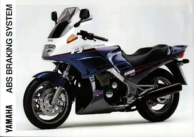 Yamaha FJ 1200 ABS Breaking System Prospekt 1991