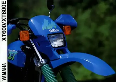 Yamaha XT 600/600E Prospekt 1991