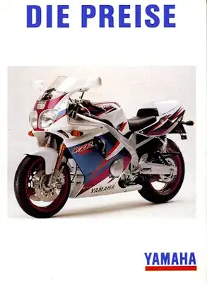 Yamaha Preisliste 1.2.1994