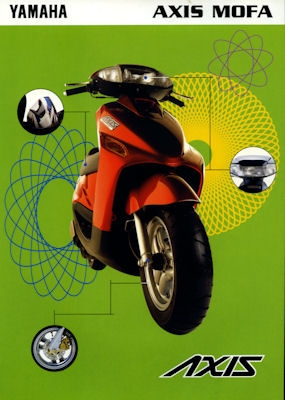 Mofa Tipo 5AK Anno 1997 Axis Inspektionsblatt Yamaha Axis 