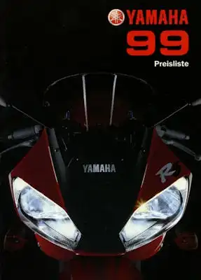 Yamaha Preisliste 1999