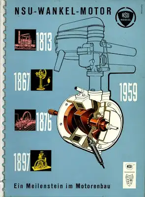 NSU Wankel-Motor Pressemappe 1959