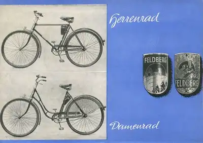 Feldberg Fahrrad Prospekt ca. 1936