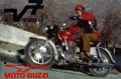 Moto Guzzi V 7 Prospekt ca. 1967