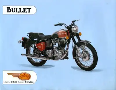 Enfield Bullet 500 Bullet Prospekt 1990er Jahre