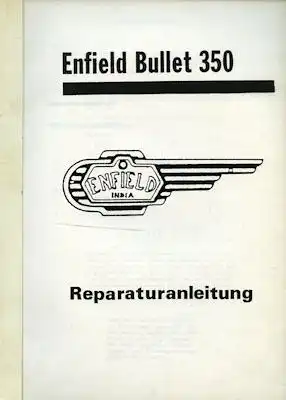Enfield Bullet Reparaturanleitung ca. 1995
