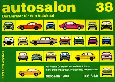 Autosalon in Buchform Nr. 38 1983