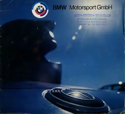 BMW Motorsport GmbH Prospekt ca. 1974