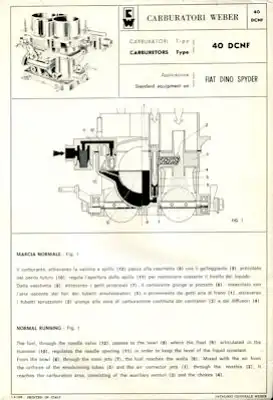 Weber Vergaser 40 DCNF 8.1968