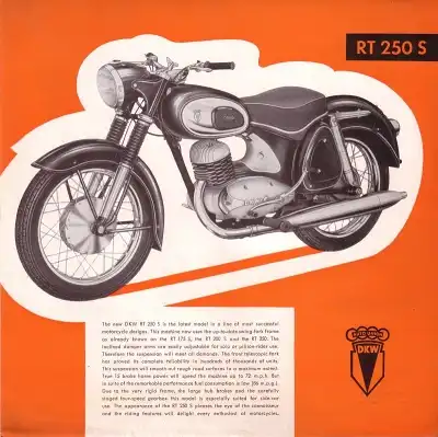 DKW RT 250 S Prospekt 1955