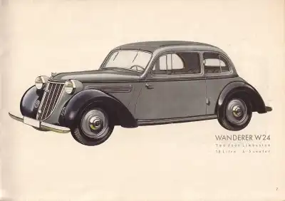 Wanderer W 24 Prospekt 1938 e