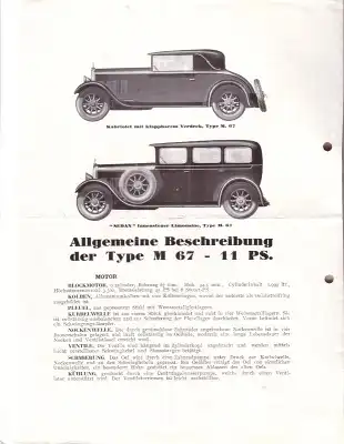 Talbot Programm 1920er Jahre