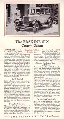 Erskine Six Prospekt 1920er Jahre