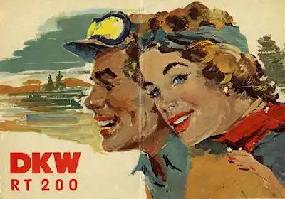DKW RT 200 Prospekt ca.1954