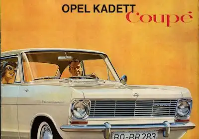Opel Kadett A Coupe Prospekt 1964