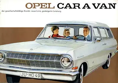 Opel Rekord A CarAVan Prospekt 6.1963