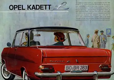 Opel Kadett A L Prospekt 1963