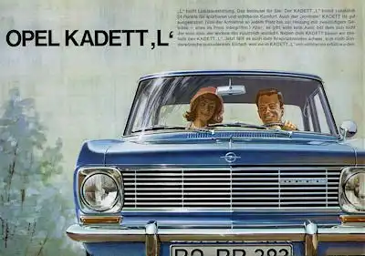 Opel Kadett A L Prospekt 1964/65