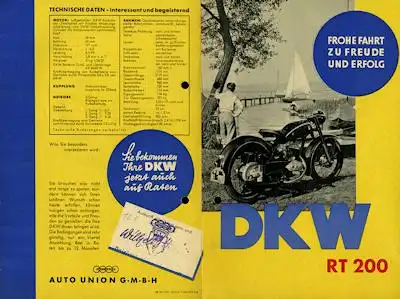 DKW RT 200 Prospekt 10.1952