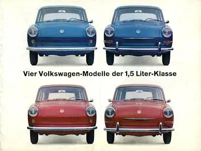 VW 1500 Prospekt 8.1963