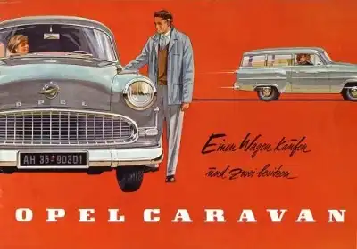 Opel Olympia Rekord Caravan Prospekt 1956