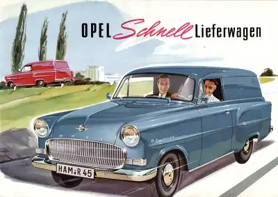 Opel Olympia Schnell-Lieferwagen Prospekt ca. 1957