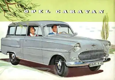 Opel Olympia Rekord Caravan Prospekt 1957