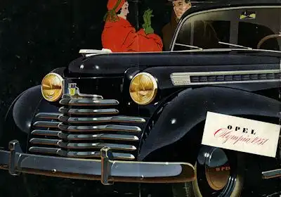 Opel Olympia Prospekt 1951