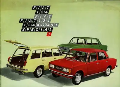 Fiat 124 / Kombi / Spezial / T Prospekt 6.1972