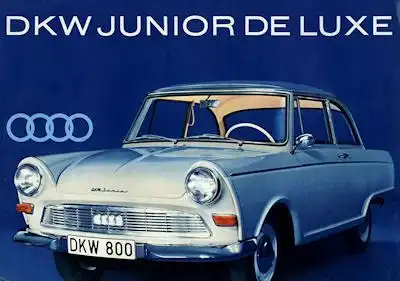 DKW Junior de Luxe Prospekt ca. 1961 e