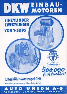 DKW Einbaumotor Prospekt 5.1936