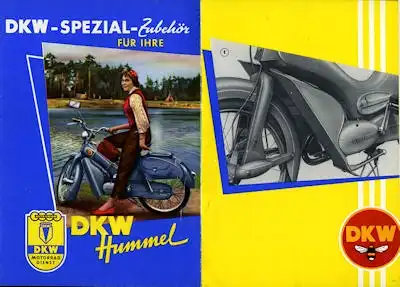 DKW Hummel Zubehör Prospekt ca. 1956